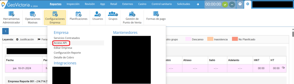 acceso api sin gv portal