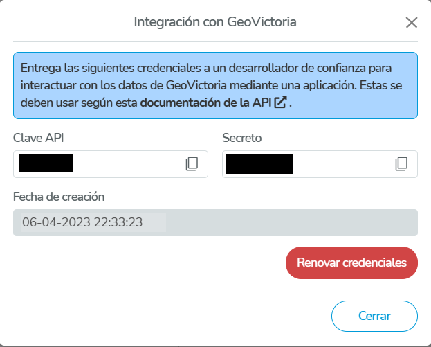credenciales en gv portal